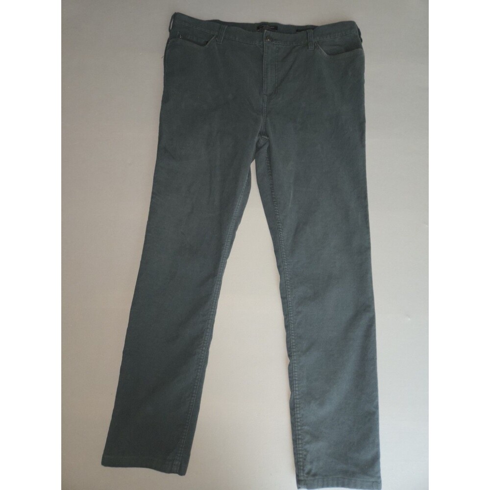 Banana Republic Traveler Pants Mens Slim Fit Green Stretch 38x32